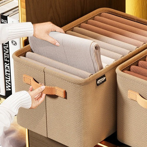 Organizador de Roupas Dobrável Luxe Box® (Compre 1 Leve 3) - Queima de Estoque🔥