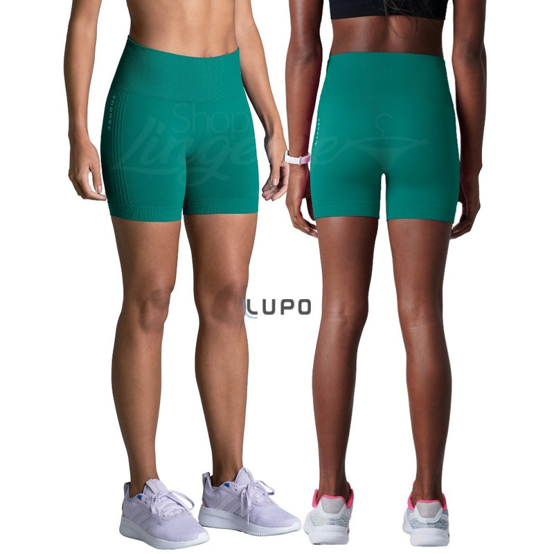 5 Shorts LSport Lupo Sem Costura Basic Cos Com Borda Interna Com Silicone Compressao Fitness