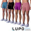 5 Shorts LSport Lupo Sem Costura Basic Cos Com Borda Interna Com Silicone Compressao Fitness