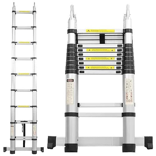 Escada Telescópica 13 Degraus 3,8M - Resistência Premium A