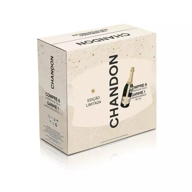 Espumante Chandon Réserve Brut - Pack 6+ 1 Chandon 1500 ml.